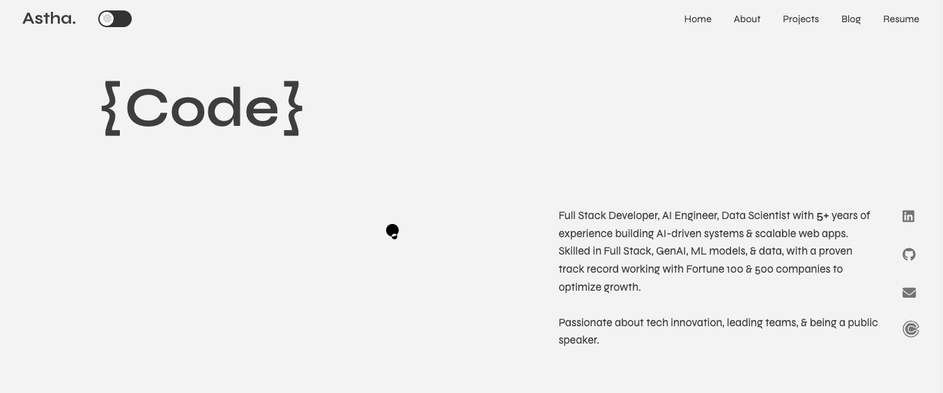 Portfolio Website 2025